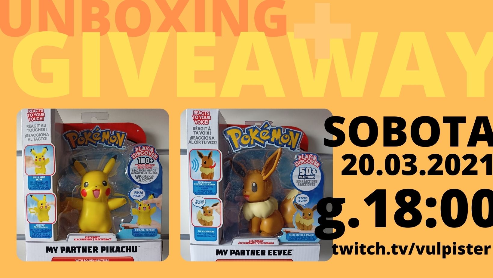 Sprawdzę figurki Pokemon! Już w sobotę zapraszam na livestream!