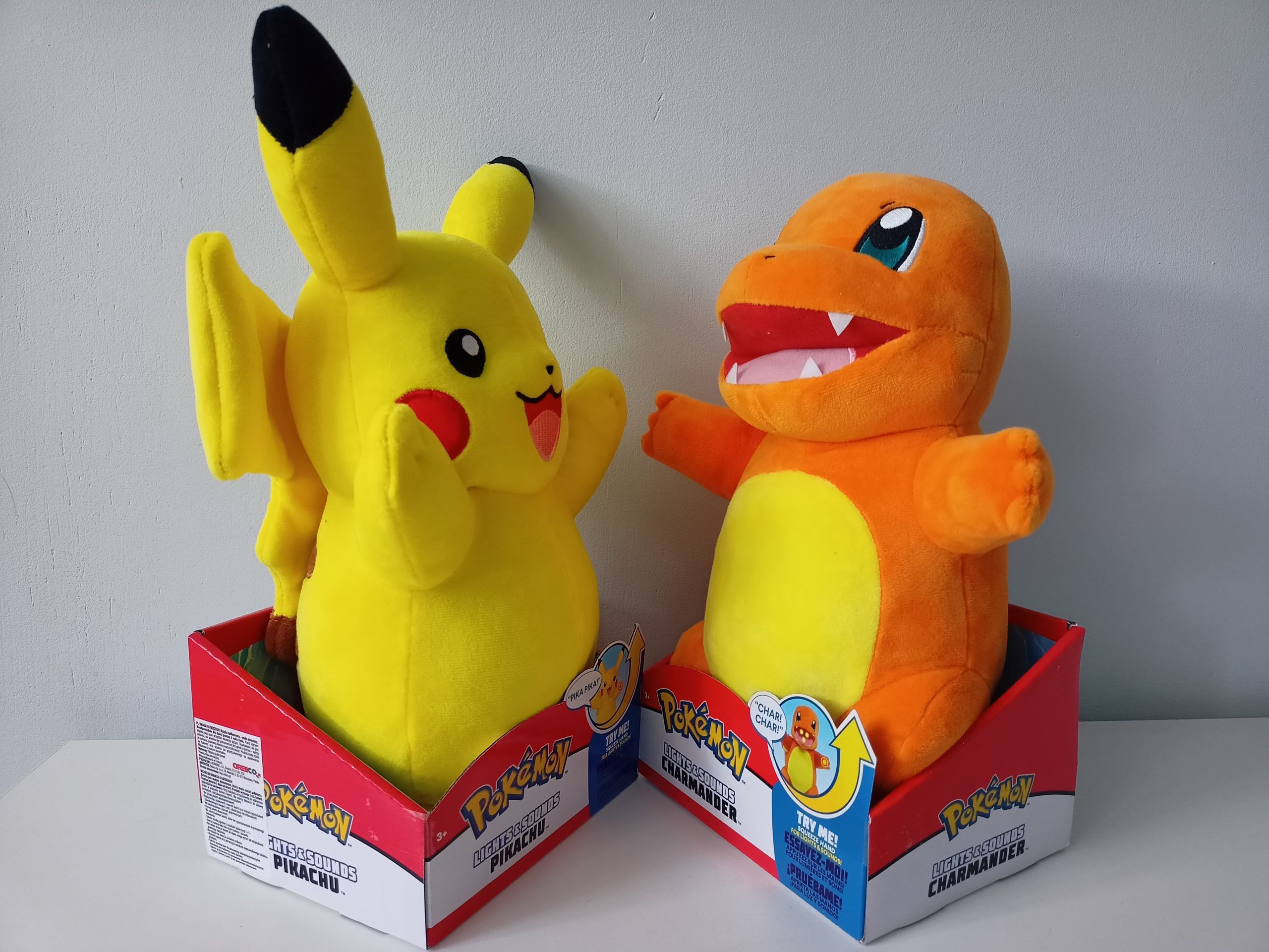 Maskotki Lights&Sounds Pikachu i Charmander – recenzja