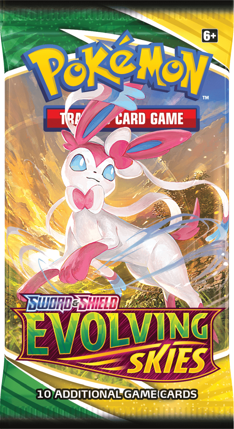 Pokemon TCG Sword Shield—Evolving Skies Booster Wrap Sylveon