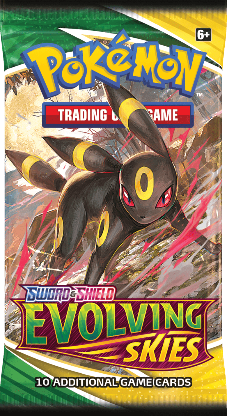 Pokemon TCG Sword Shield—Evolving Skies Booster Wrap Umbreon
