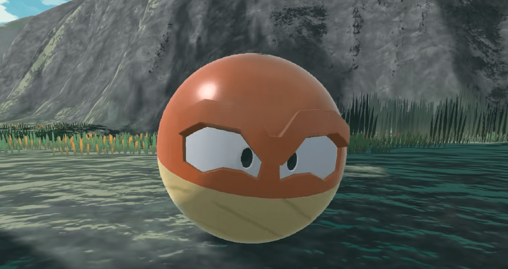 Hisuański Voltorb! W końcu przestał być wkurzony.