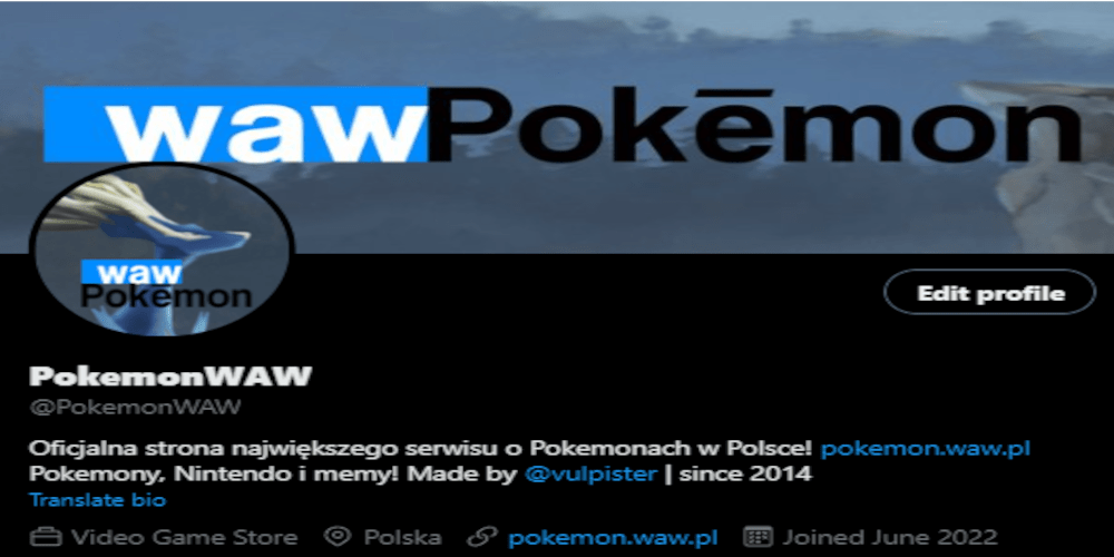 Pokemon WAW ma Twittera!
