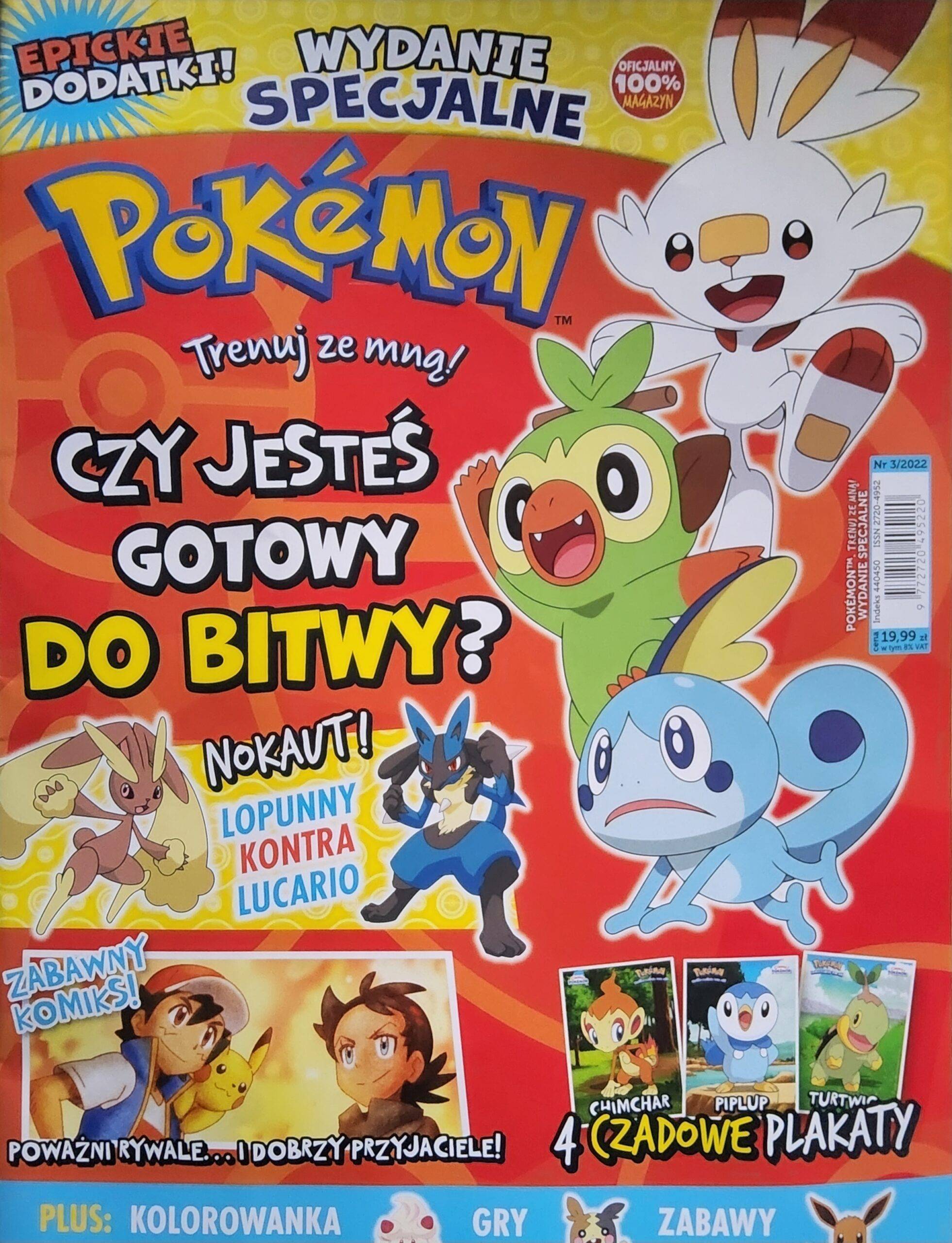Wydanie specjalne 3/2022 Pokemon Trenuj ze Mną! Już w kioskach!
