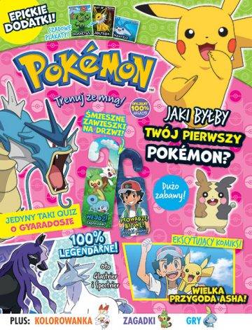 W nowym numerze magazynu Pokemon! Trenuj ze mną! BRAKUJE KART. Są naklejki.
