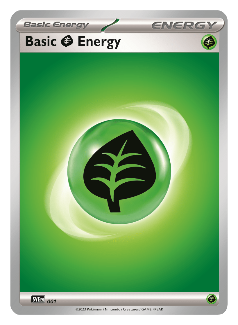 Pokemon TCG Scarlet Violet Basic Energy 001 Grass