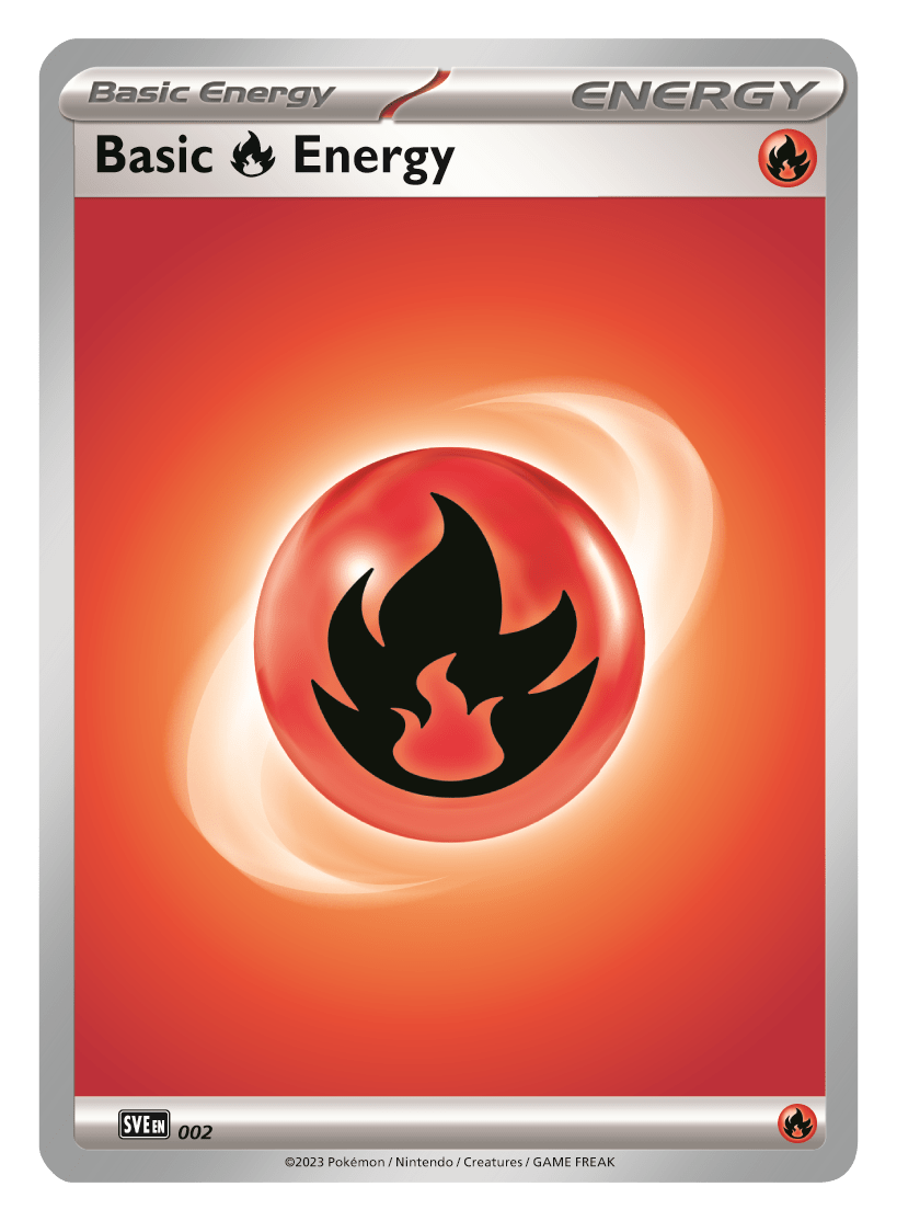 Pokemon TCG Scarlet Violet Basic Energy 002 Fire