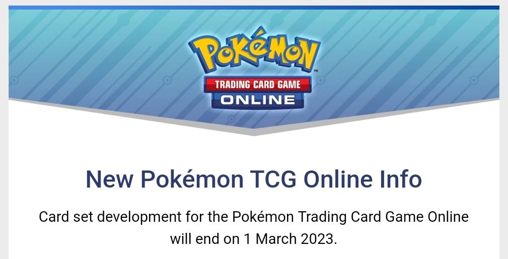 O NIE! Od 1 marca PTCG Online nie będzie już wspierane!