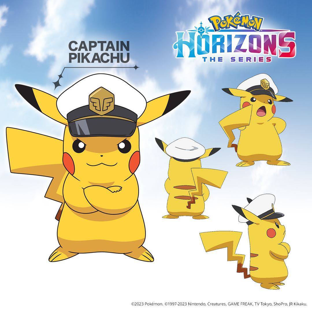 Pokemon Horizons Capitan Pikachu png jpgcopy