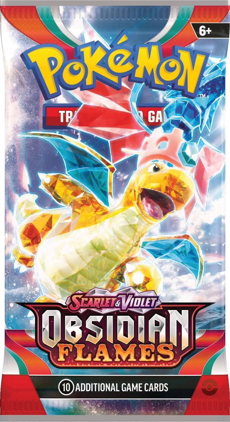 Pokemon TCG Scarlet Violet—Obsidian Flames Booster Wraps Dragonite EN png jpgcopy