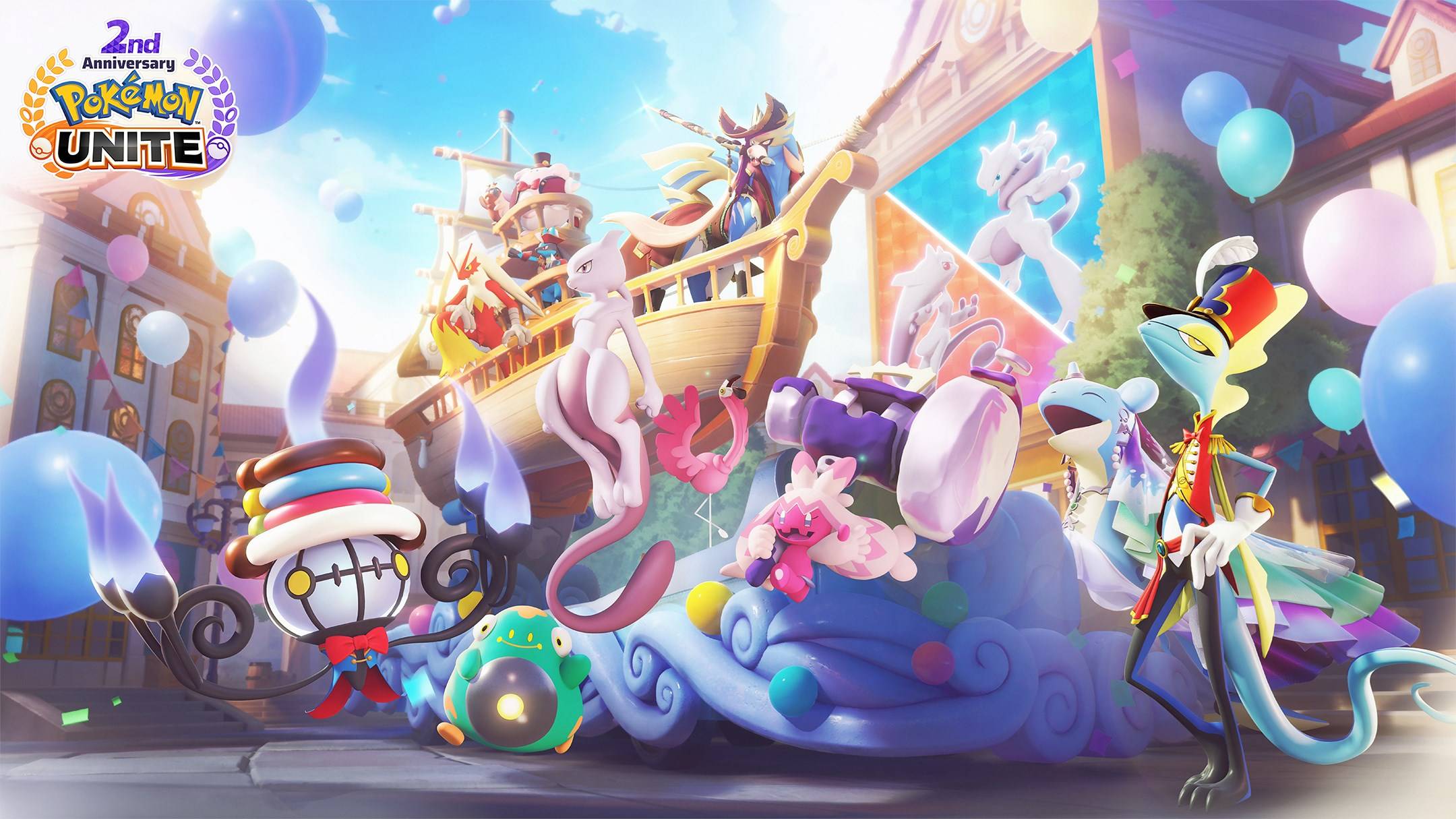 Pokemon UNITE 2nd Anniversary Key Visual EN png jpgcopy
