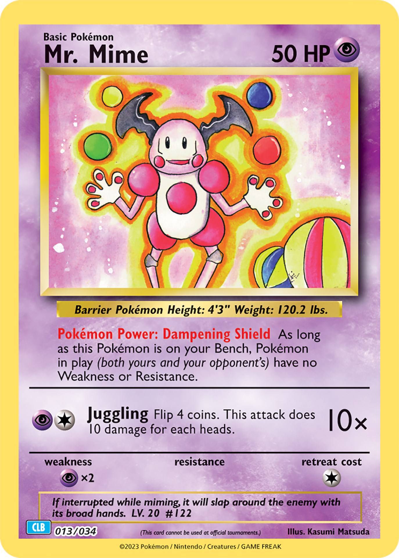 Pokemon Trading Card Game Classic 13 Mr. Mime png jpgcopy