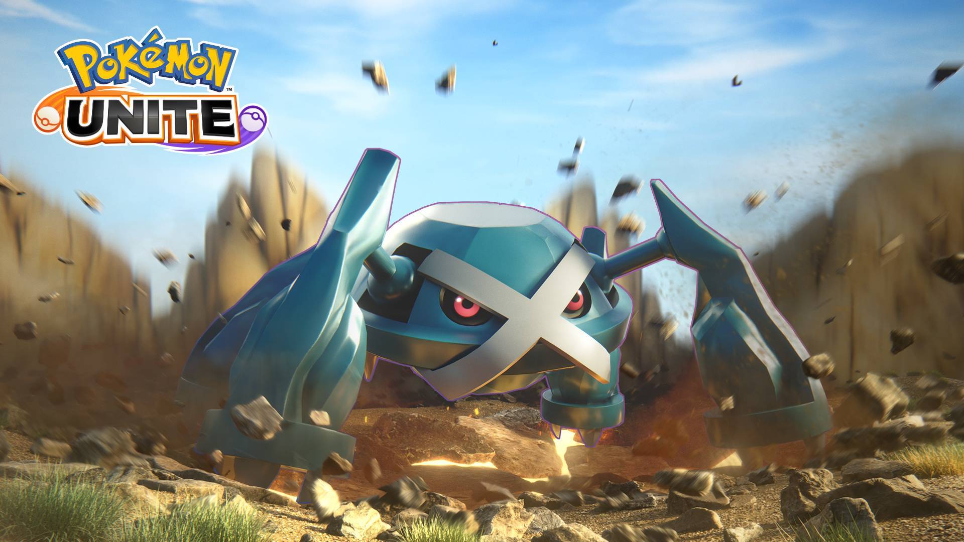 Pokemon UNITE Metagross Key Art