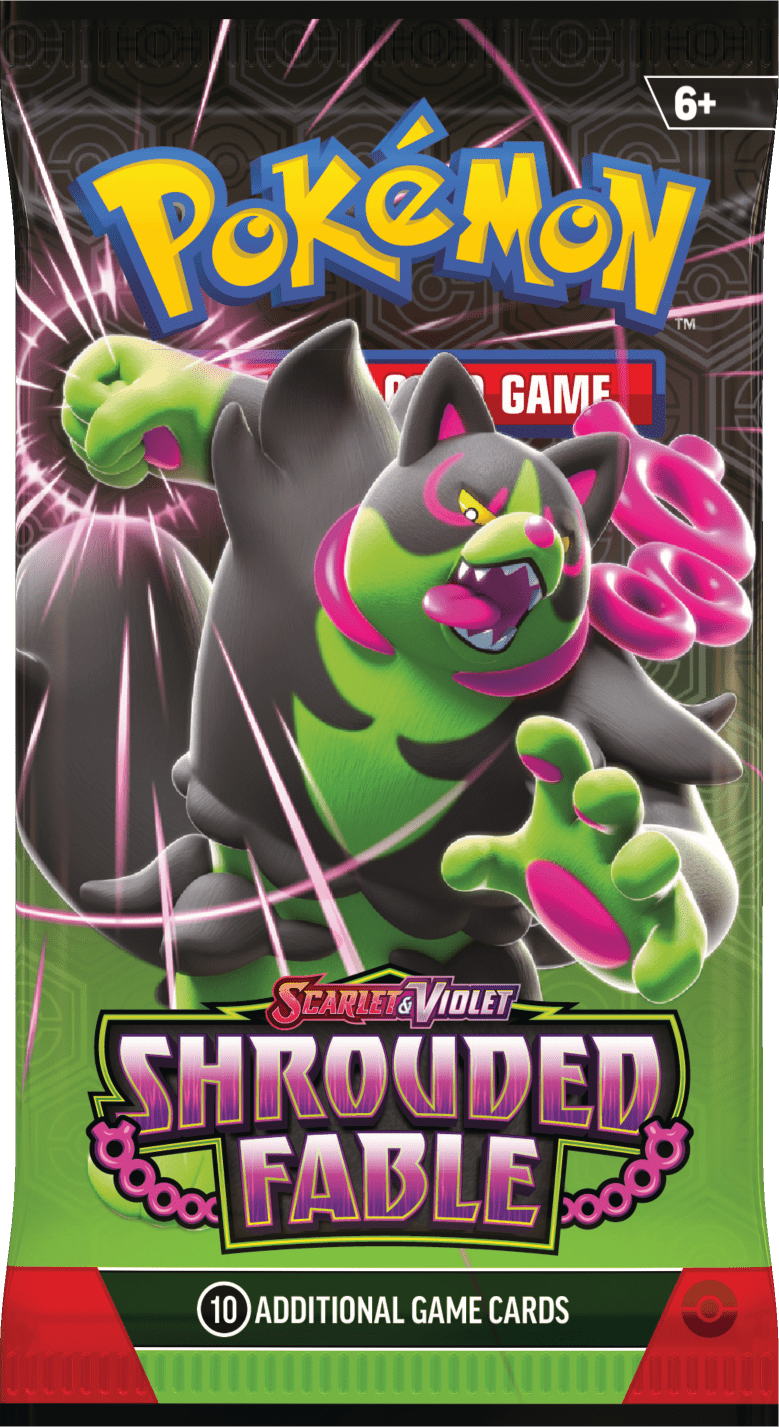 Pokemon TCG Scarlet Violet—Shrouded Fable Booster Wrap Okidogi