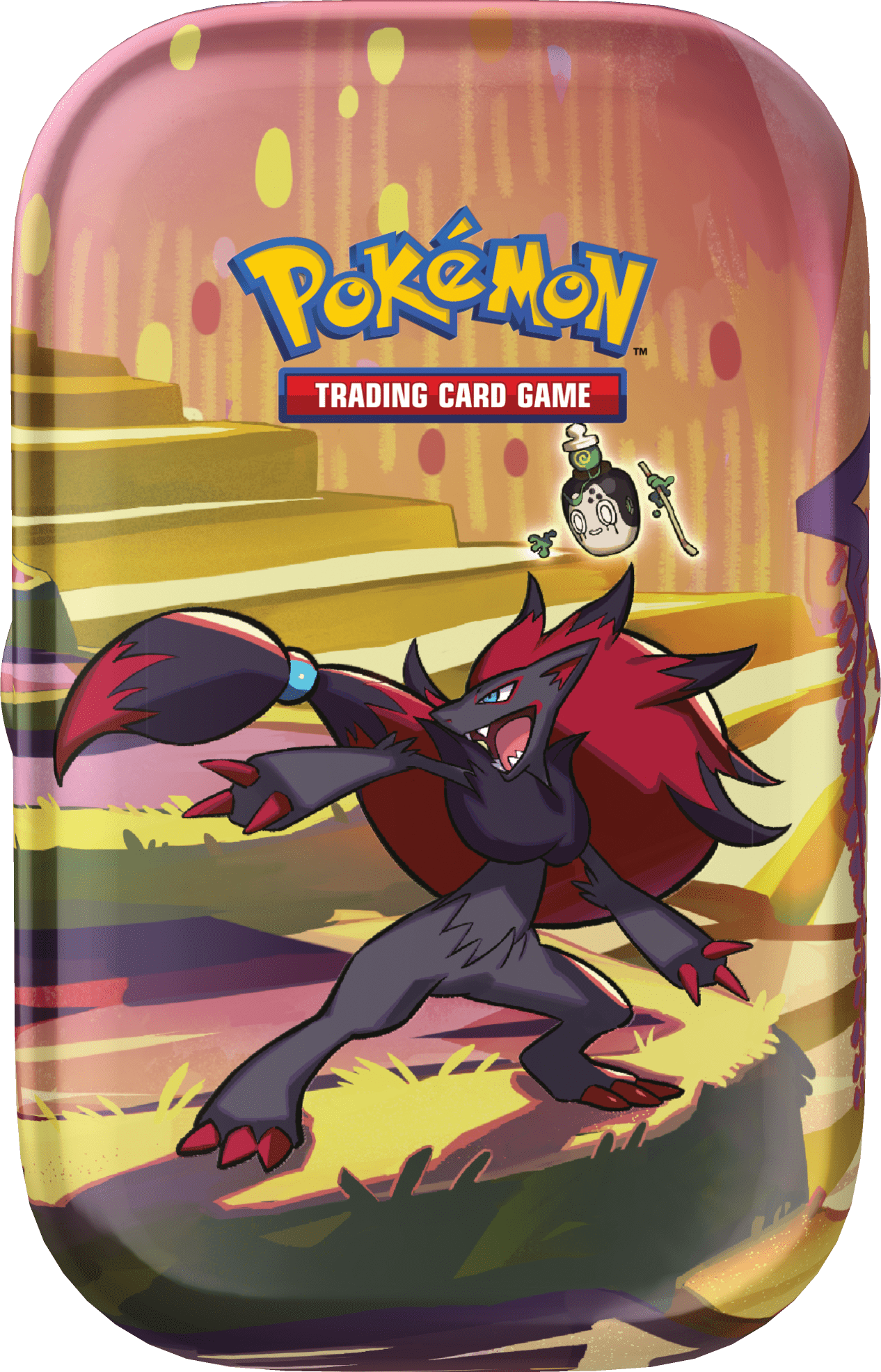 Pokemon TCG Scarlet Violet—Shrouded Fable Mini Tin Zoroark 1