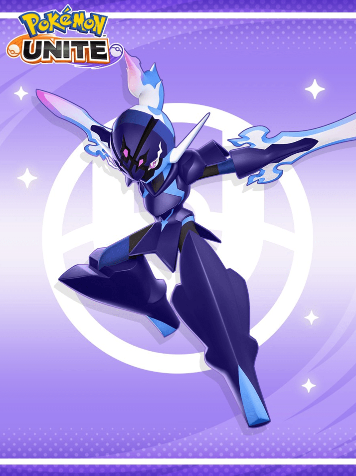 Ceruledge atakuje ostrzami w Pokémon UNITE!
