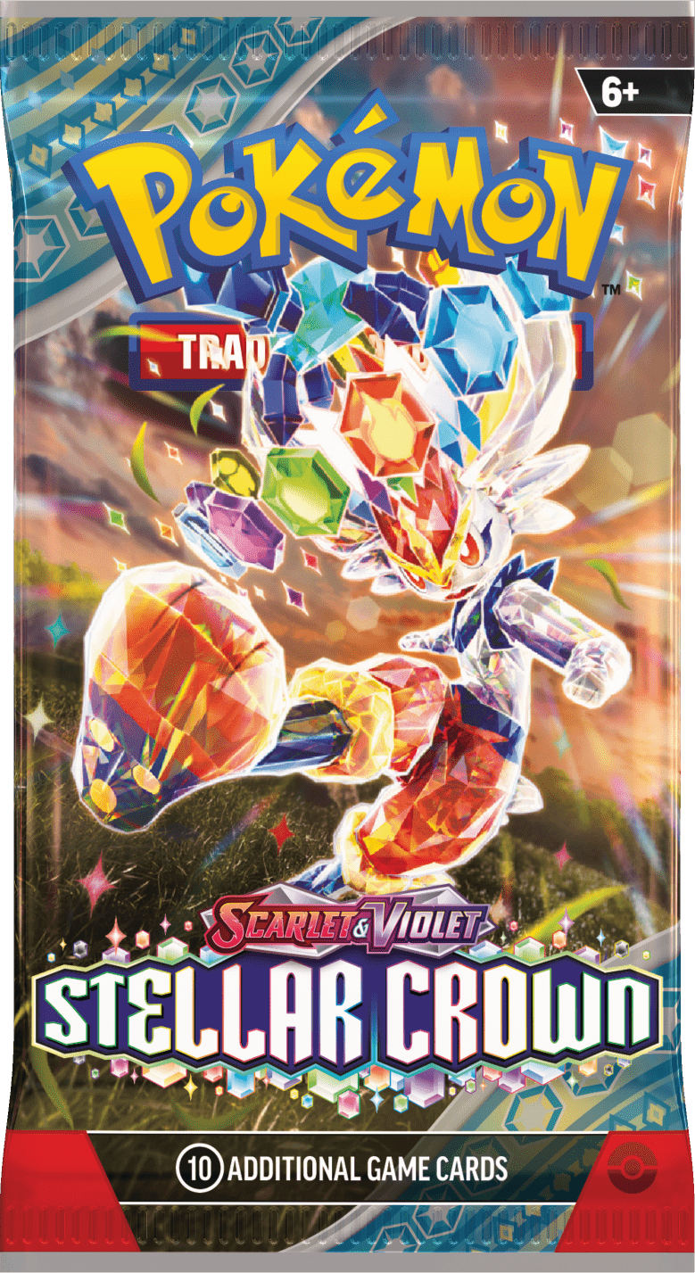 Pokemon TCG Scarlet Violet—Stellar Crown Booster Wrap Cinderace