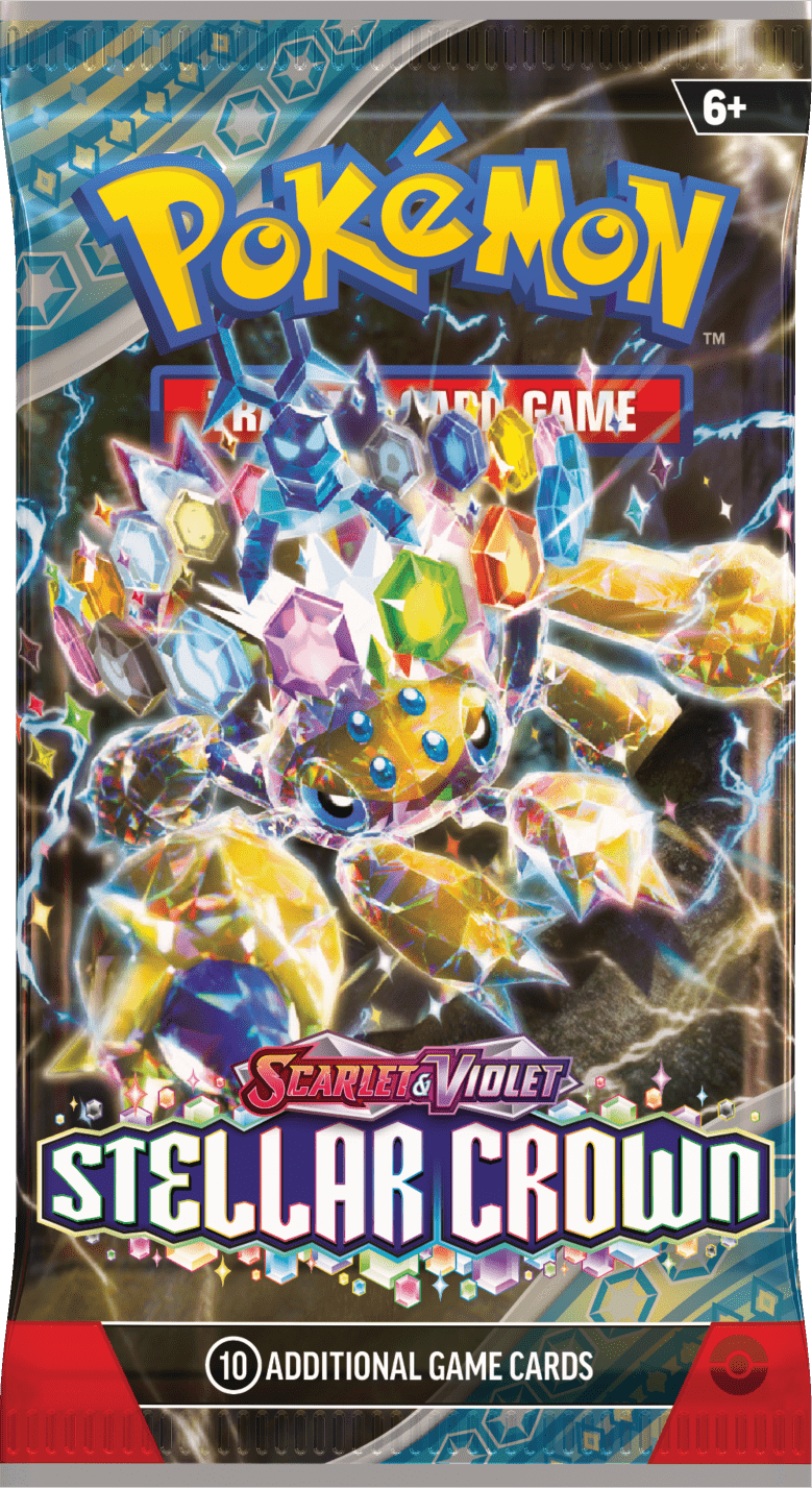 Pokemon TCG Scarlet Violet—Stellar Crown Booster Wrap Galvantula