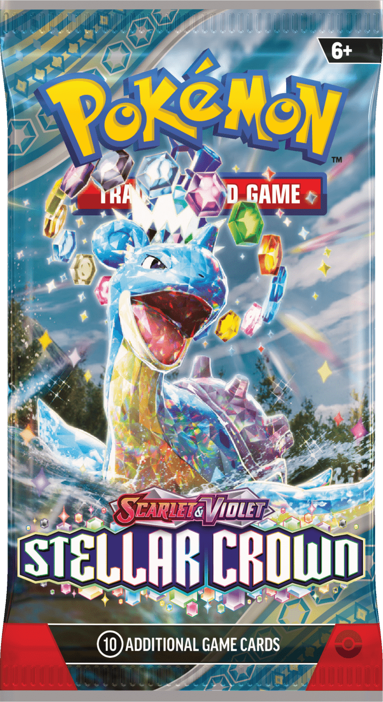 Pokemon TCG Scarlet Violet—Stellar Crown Booster Wrap Lapras