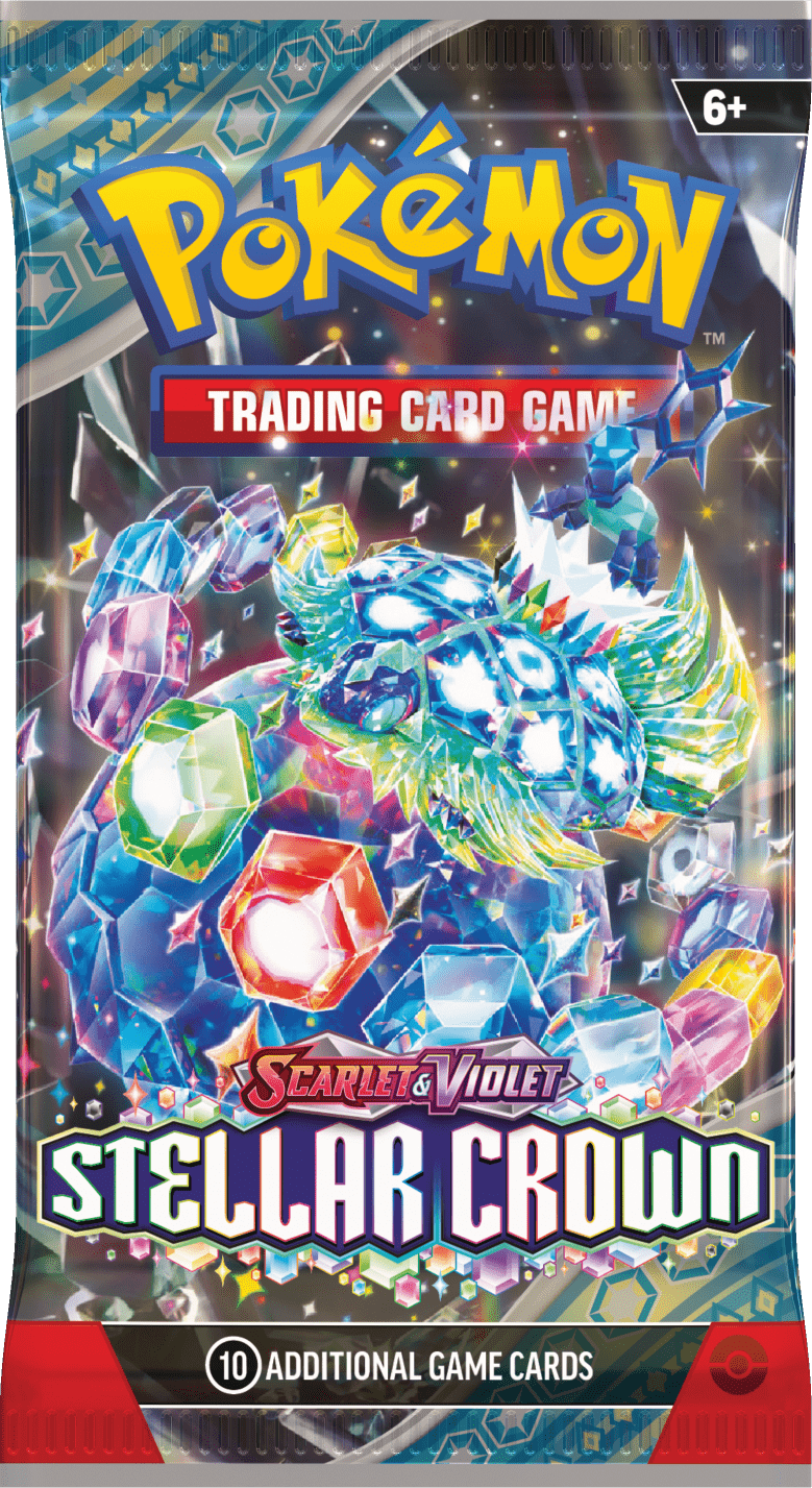 Pokemon TCG Scarlet Violet—Stellar Crown Booster Wrap Terapagos
