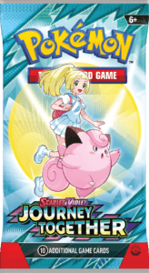 Pokemon TCG Scarlet Violet—Journey Together Booster Wrap Lillies Clefairy