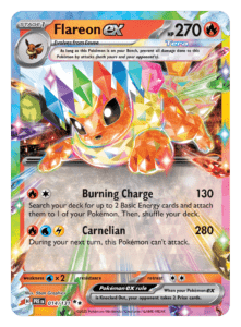 Pokemon TCG Scarlet Violet—Prismatic Evolutions 014 Flareon ex