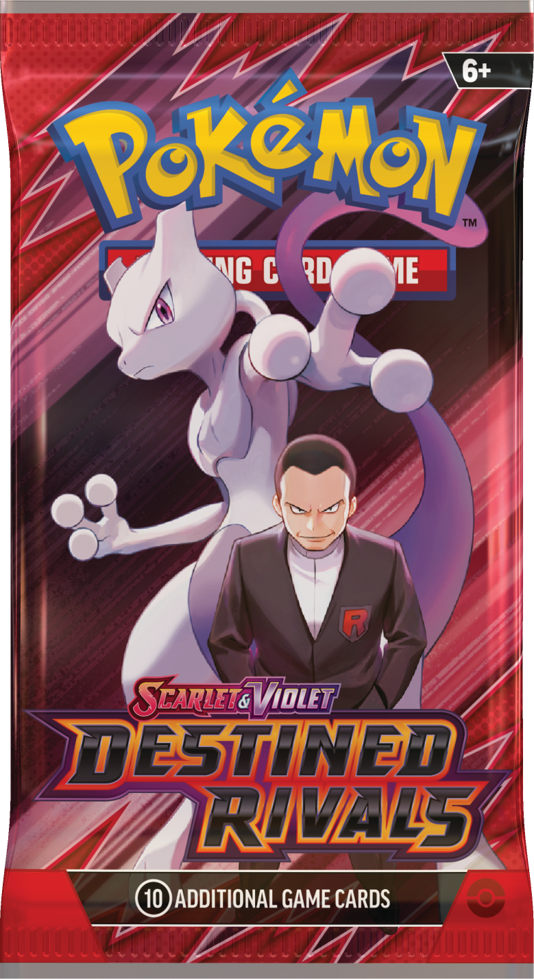 Destined Rivals Booster Wraps Giovanni Mewtwo
