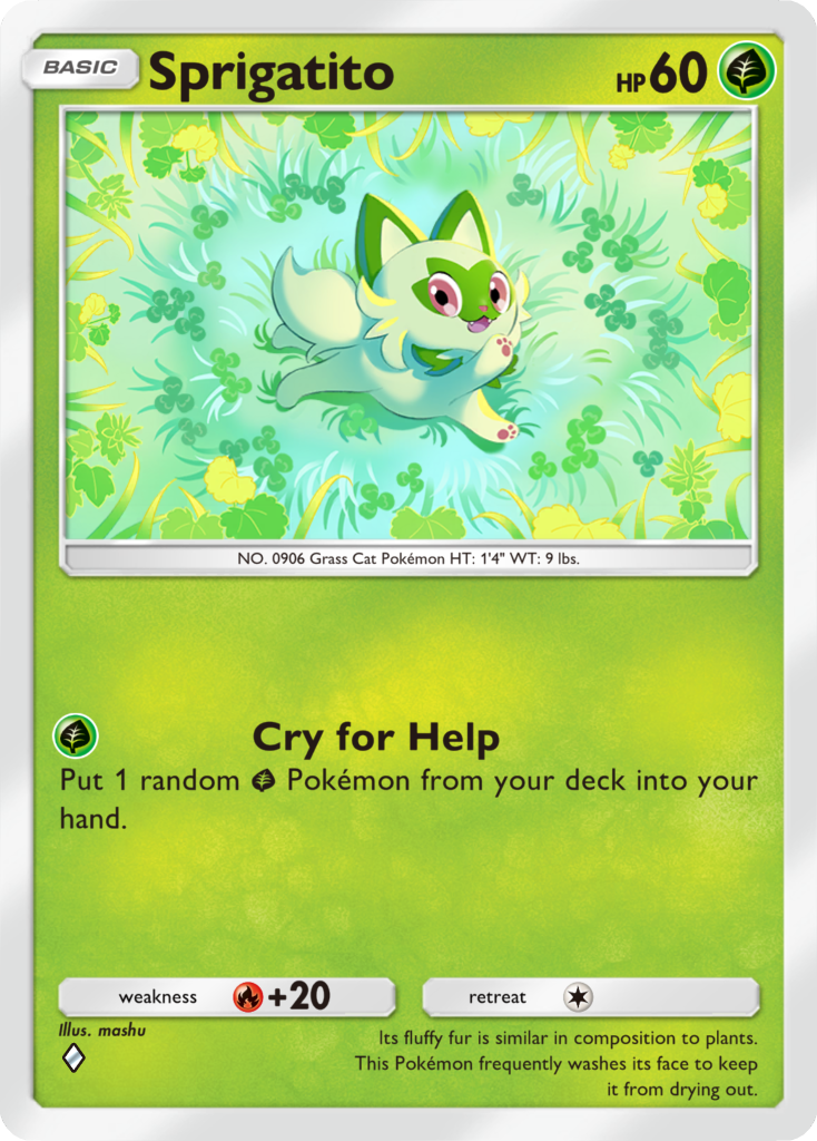 Pokemon Trading Card Game Pocket Shining Revelry Sprigatito EN