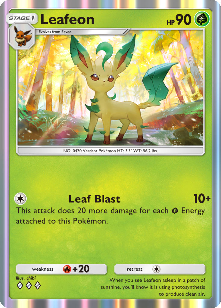 Pokemon TCG Pocket Eevee Grove Leafeon