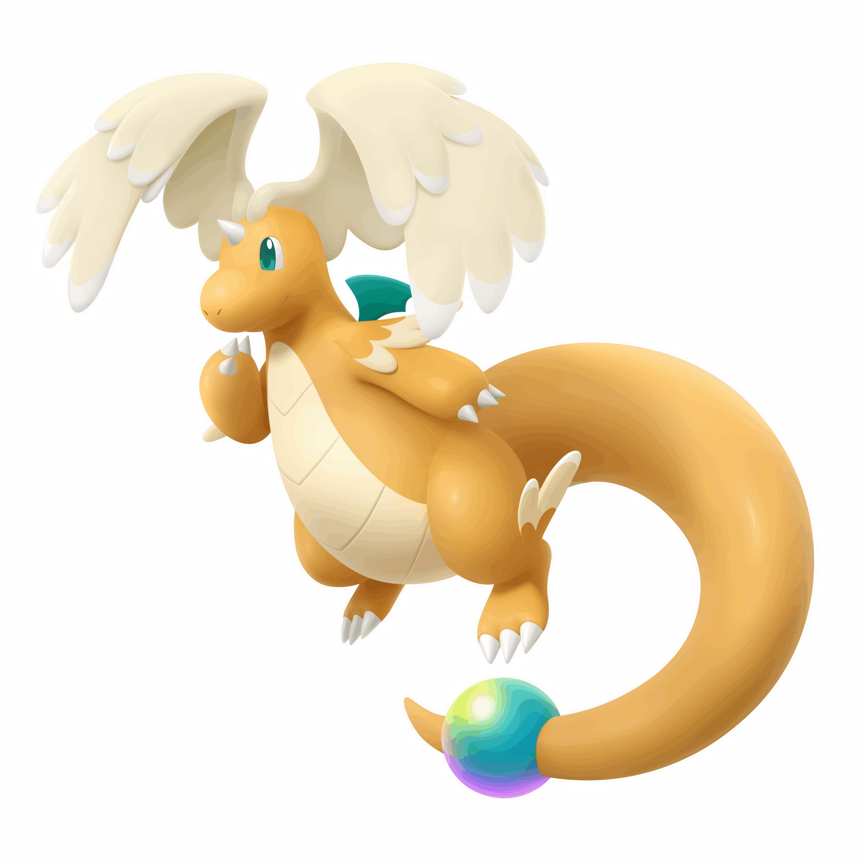 Pokemon Legends Z A Mega Dragonite Artwork Glow