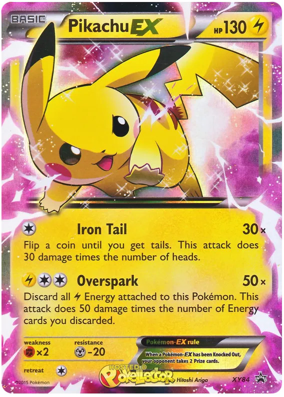 Pikachu EX.XY .84