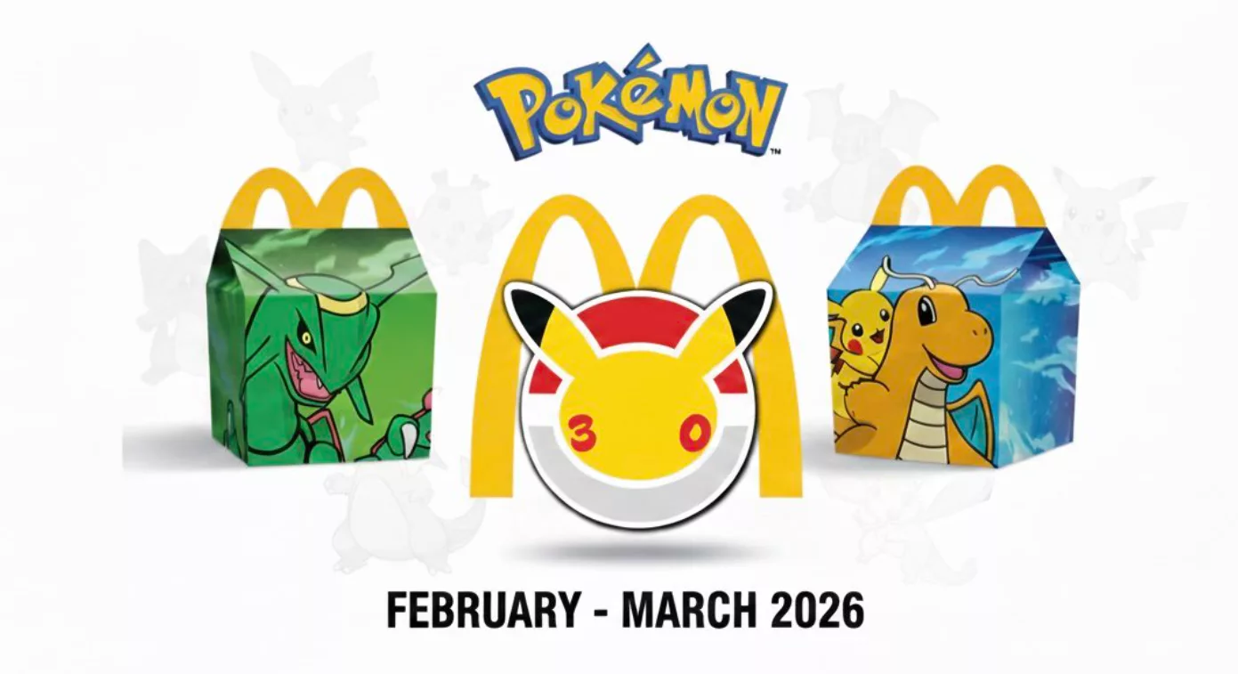 Happy Meal z Pokémon TCG wraca do McDonald’s – 30. rocznica i confetti holosy już w lutym!