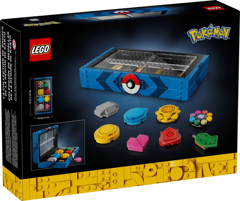 LEGO® Pokémon™ Kolekcja odznak z regionu Kanto (40892)