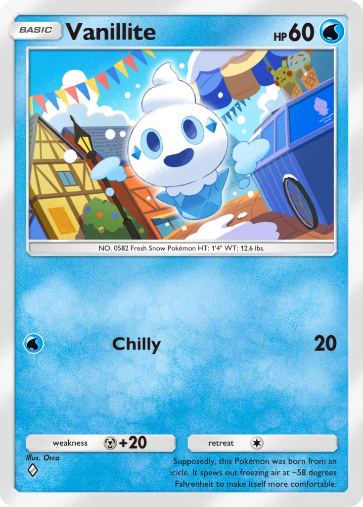 Pokemon TCG Pocket Fantastical Parade Vanillite