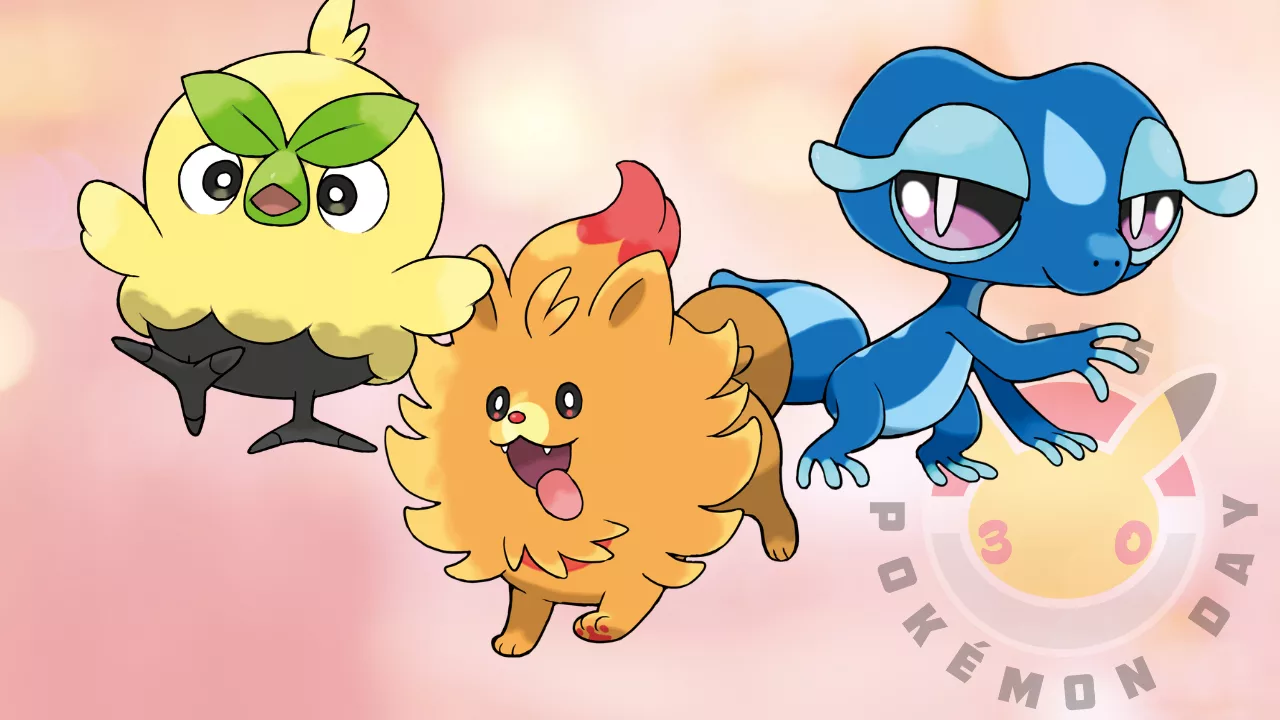 Poznajcie nowe startery z Pokémon Winds i Pokémon Waves!