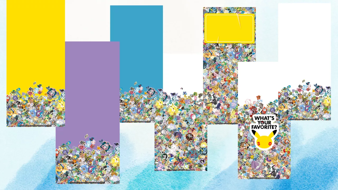 Pobierz tapety Pokémon „What’s Your Favorite?” na 30-lecie marki