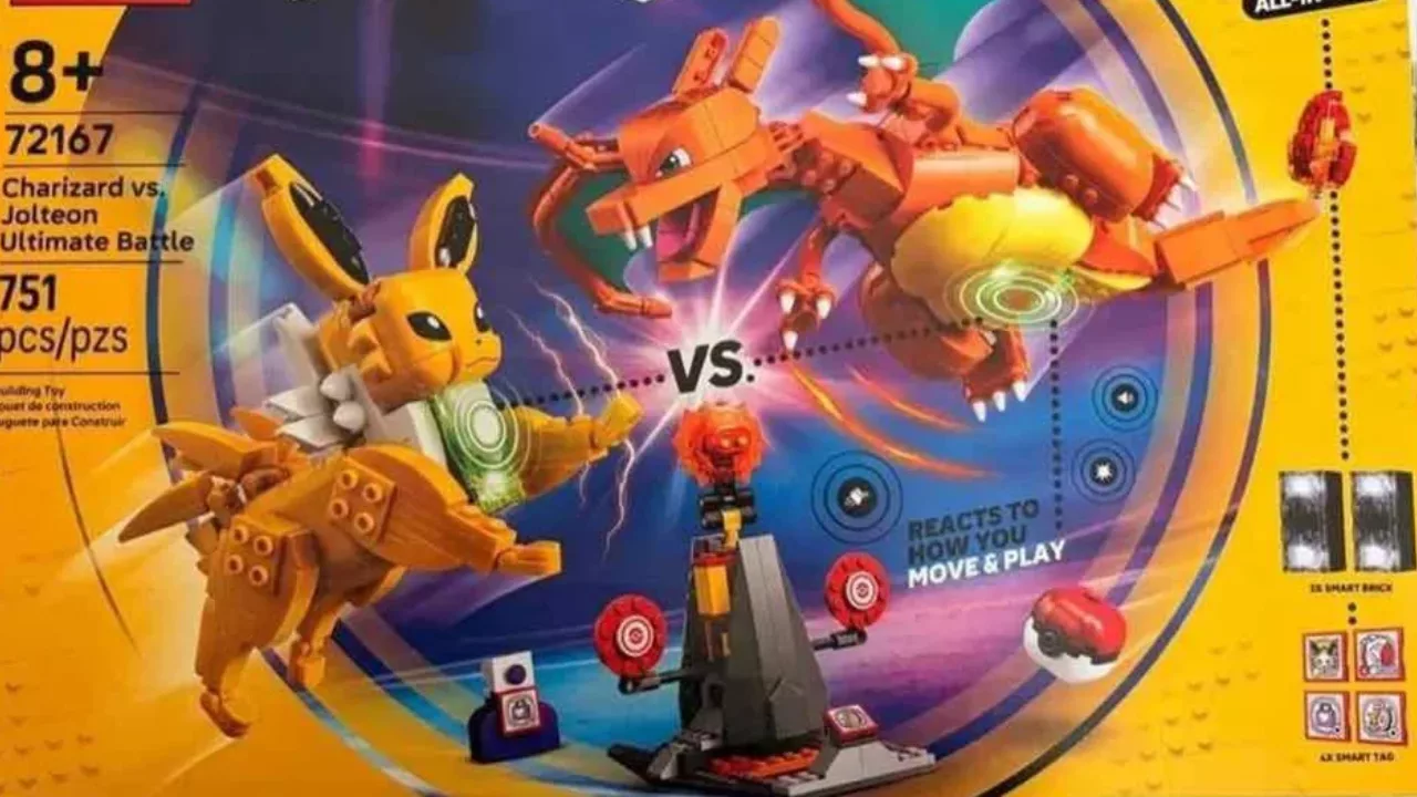 Charizard vs. Jolteon w linii LEGO Smart Play! Kolejny potężny przeciek potwierdza nową serię (przecieki)
