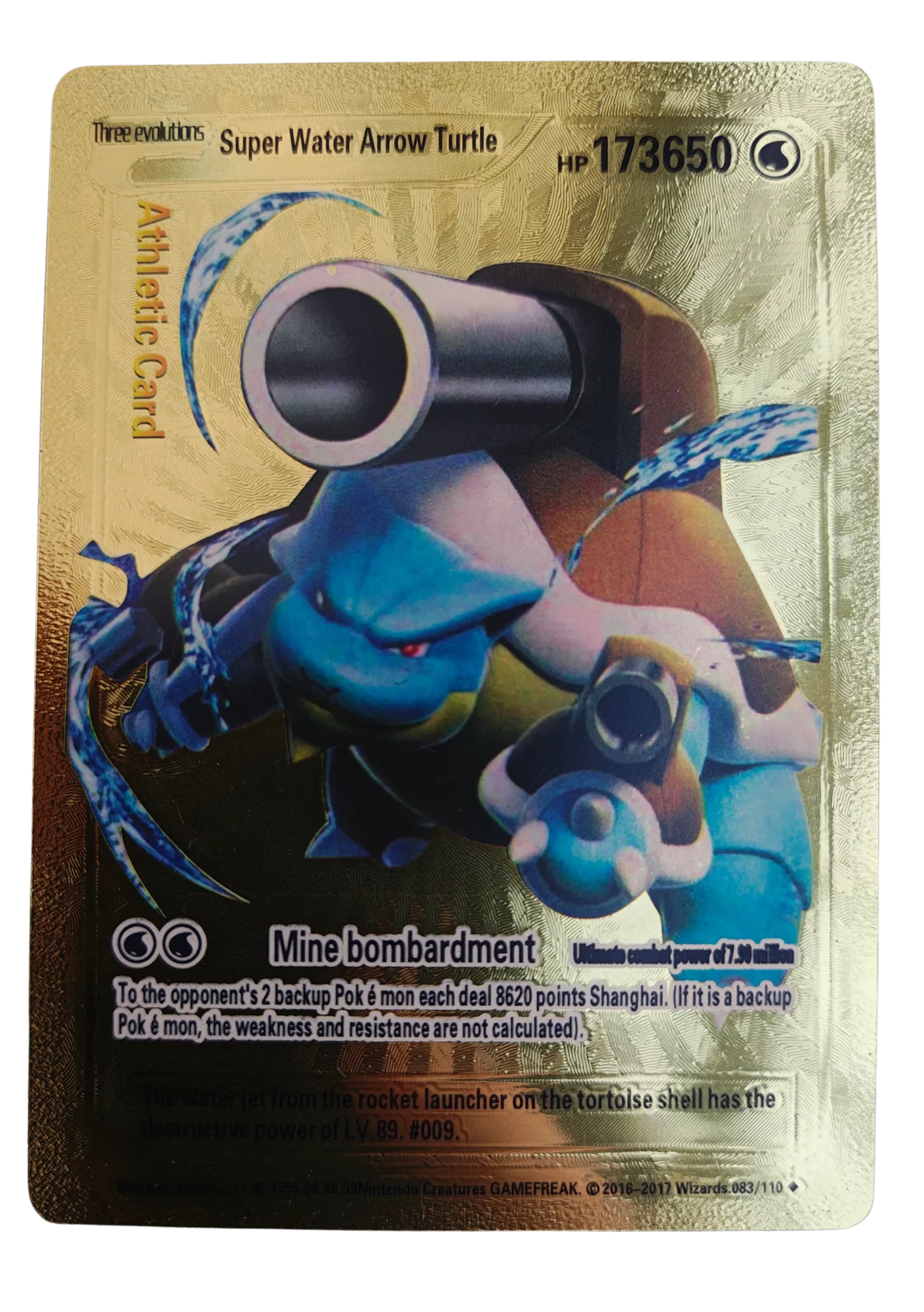 Super Water Arrow Turtle (Blastoise)