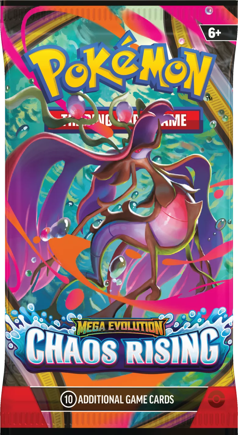 Pokemon TCG Mega Evolution— Chaos Rising Booster Wrap Mega Dragalge