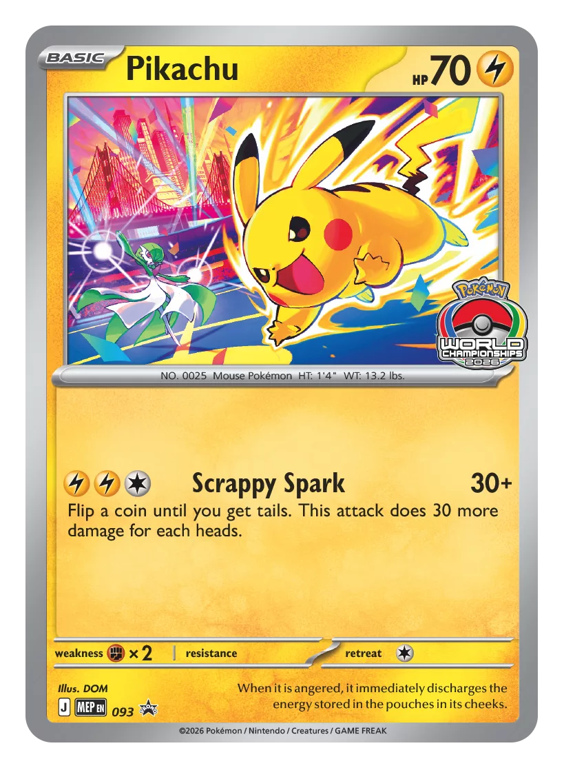 2026 Pokemon World Championships promo card EN