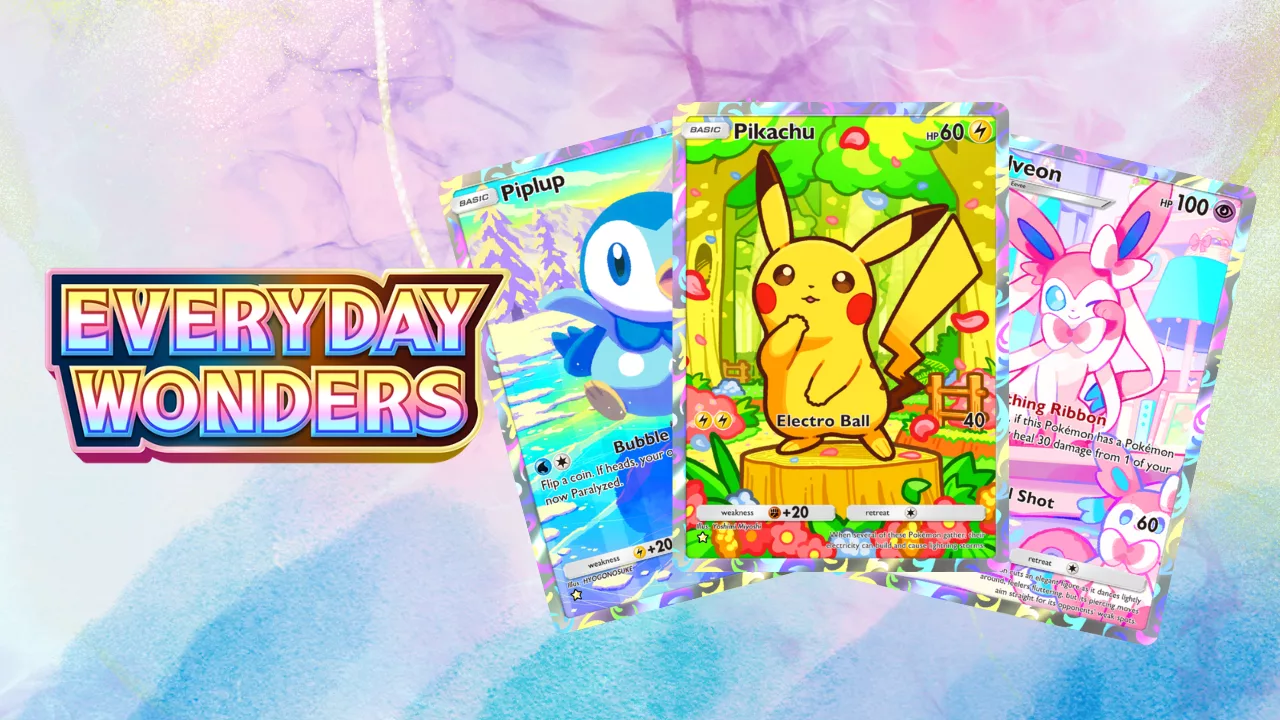 Słodka strona kart nadchodzi. Everyday Wonders nowym zestawem w Pokémon TCG Pocket!