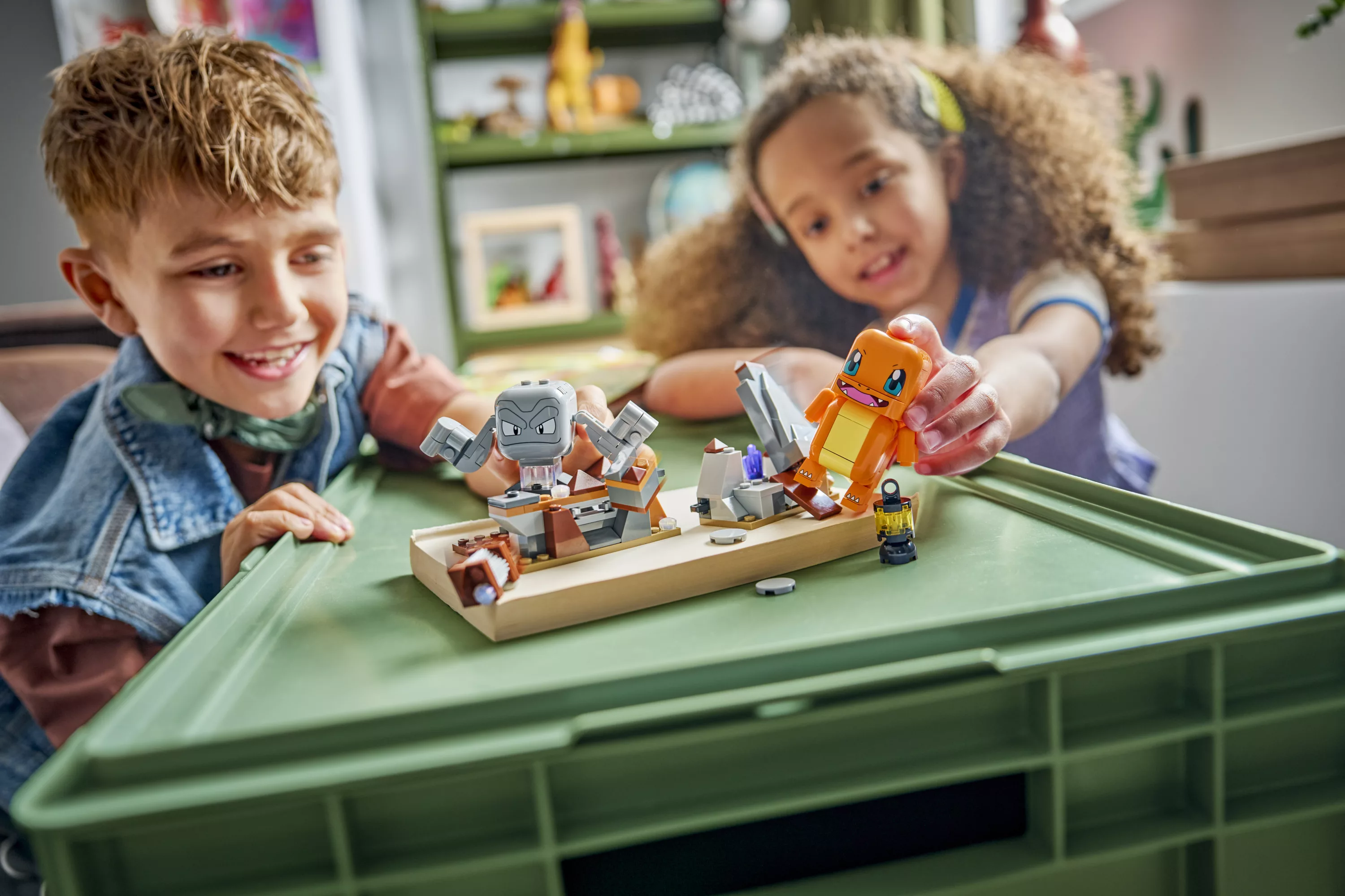 LEGO® Pokemon™ SMART Play Charmander and Geodude s Cavern Clash Product Image 2