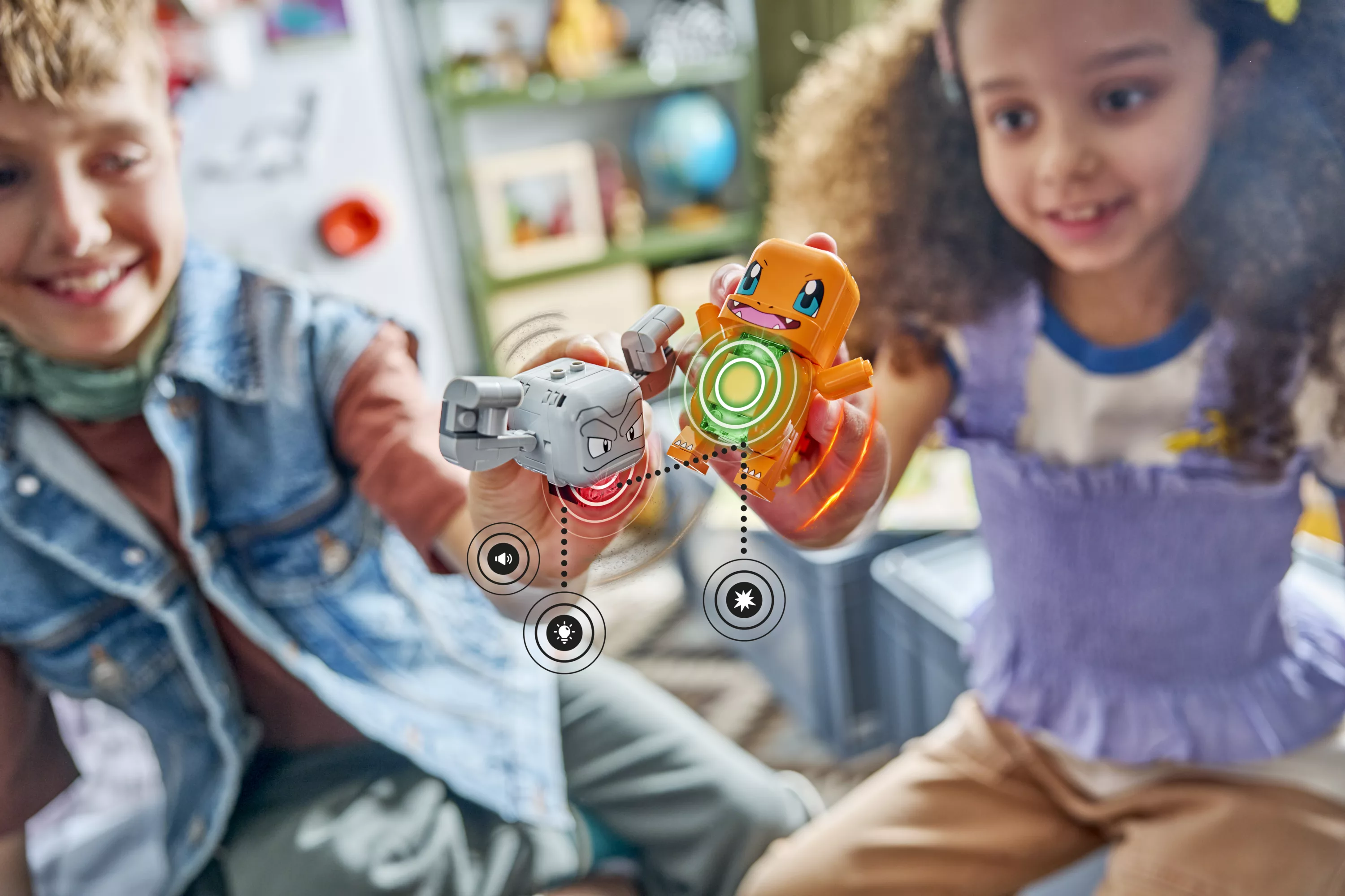 LEGO® Pokemon™ SMART Play Charmander and Geodude s Cavern Clash Product Image 3