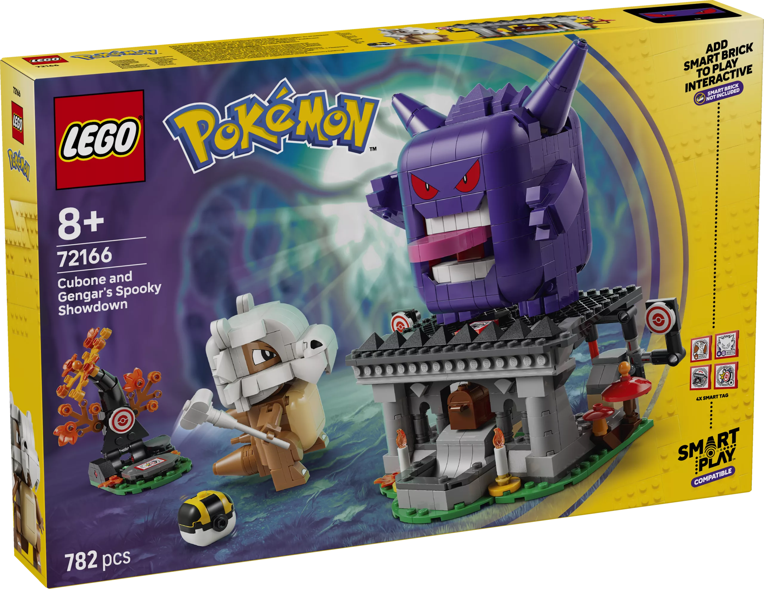 LEGO® Pokémon™ SMART Play™: Cubone i Gengar – upiorne starcie (72166)