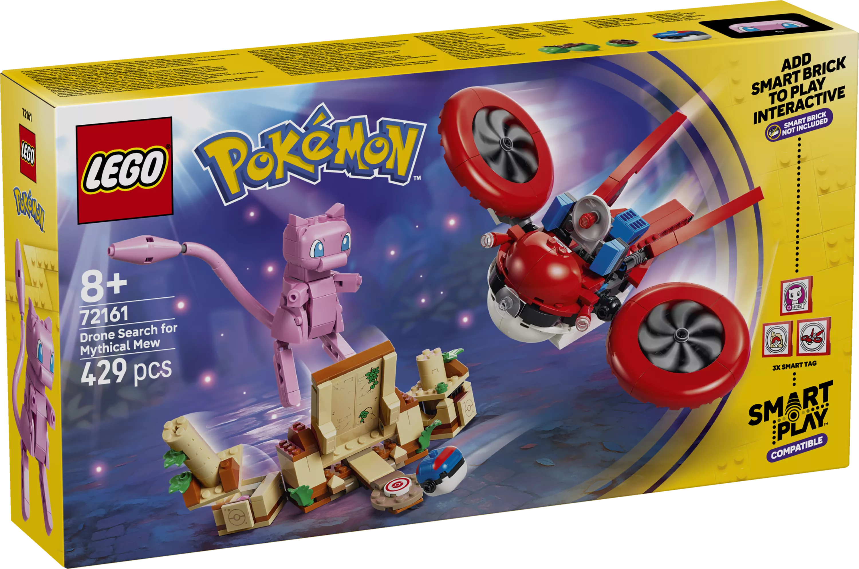 LEGO® Pokemon™ SMART Play Drone Search for Mythical Mew Product Image 1
