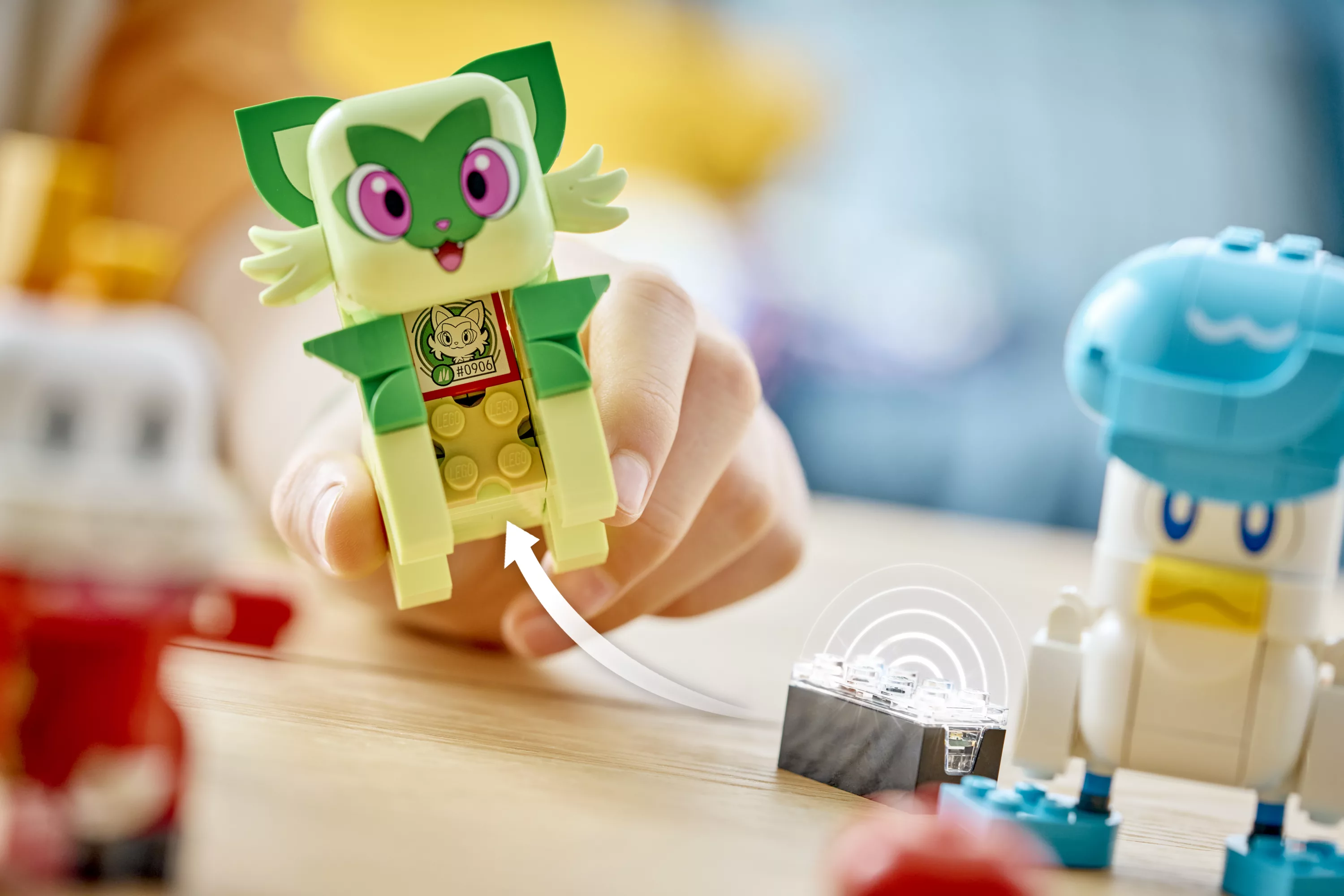 LEGO® Pokemon™ SMART Play Sprigatito Fuecoco and Quaxly Battle Product Image 4