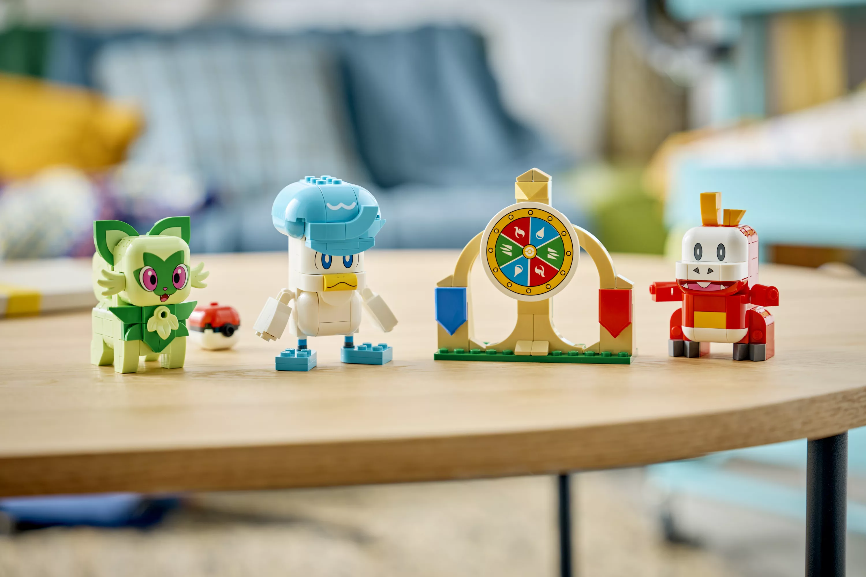 LEGO® Pokemon™ SMART Play Sprigatito Fuecoco and Quaxly Battle Product Image 5
