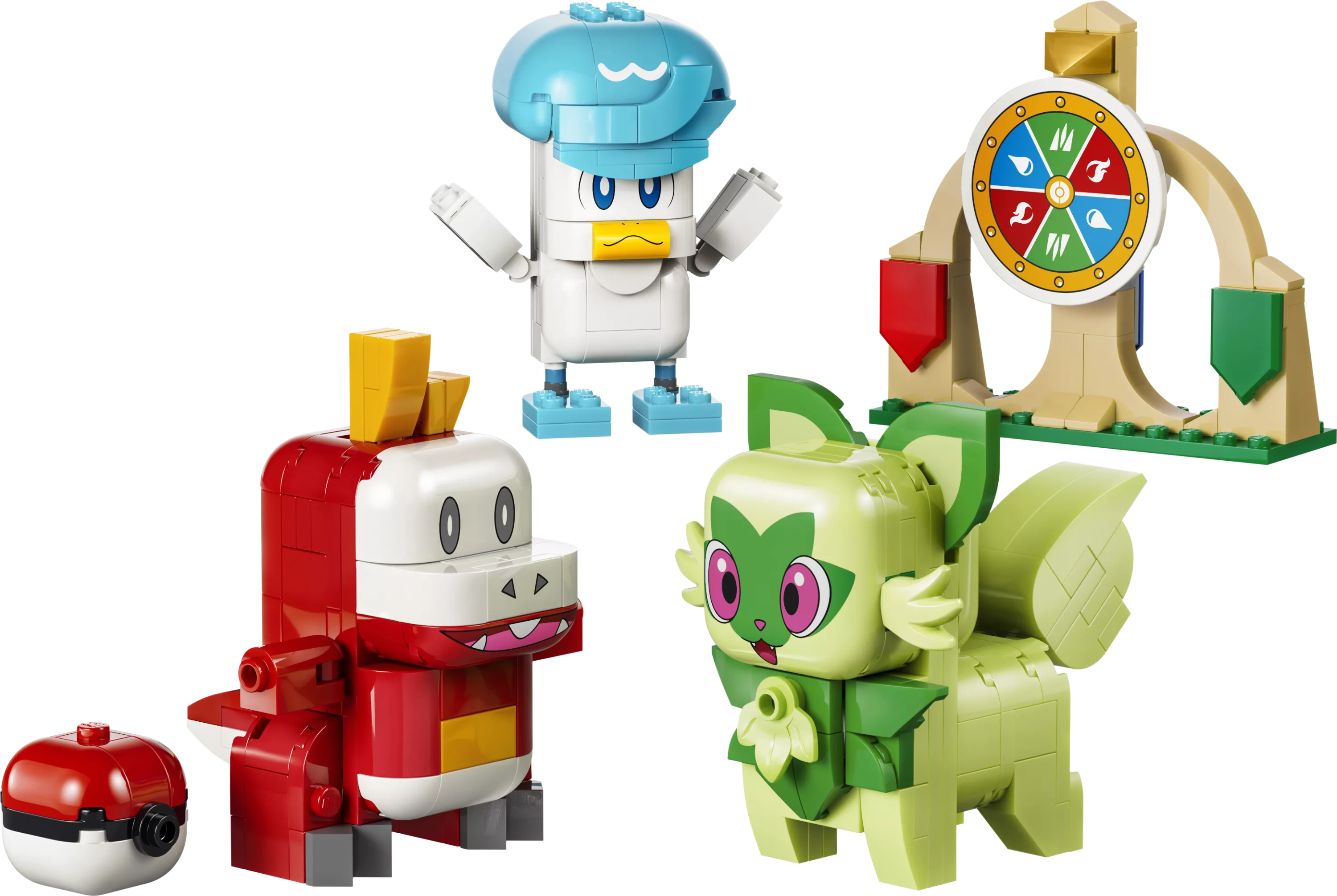 LEGO® Pokemon™ SMART Play Sprigatito Fuecoco and Quaxly Battle Product Image 6