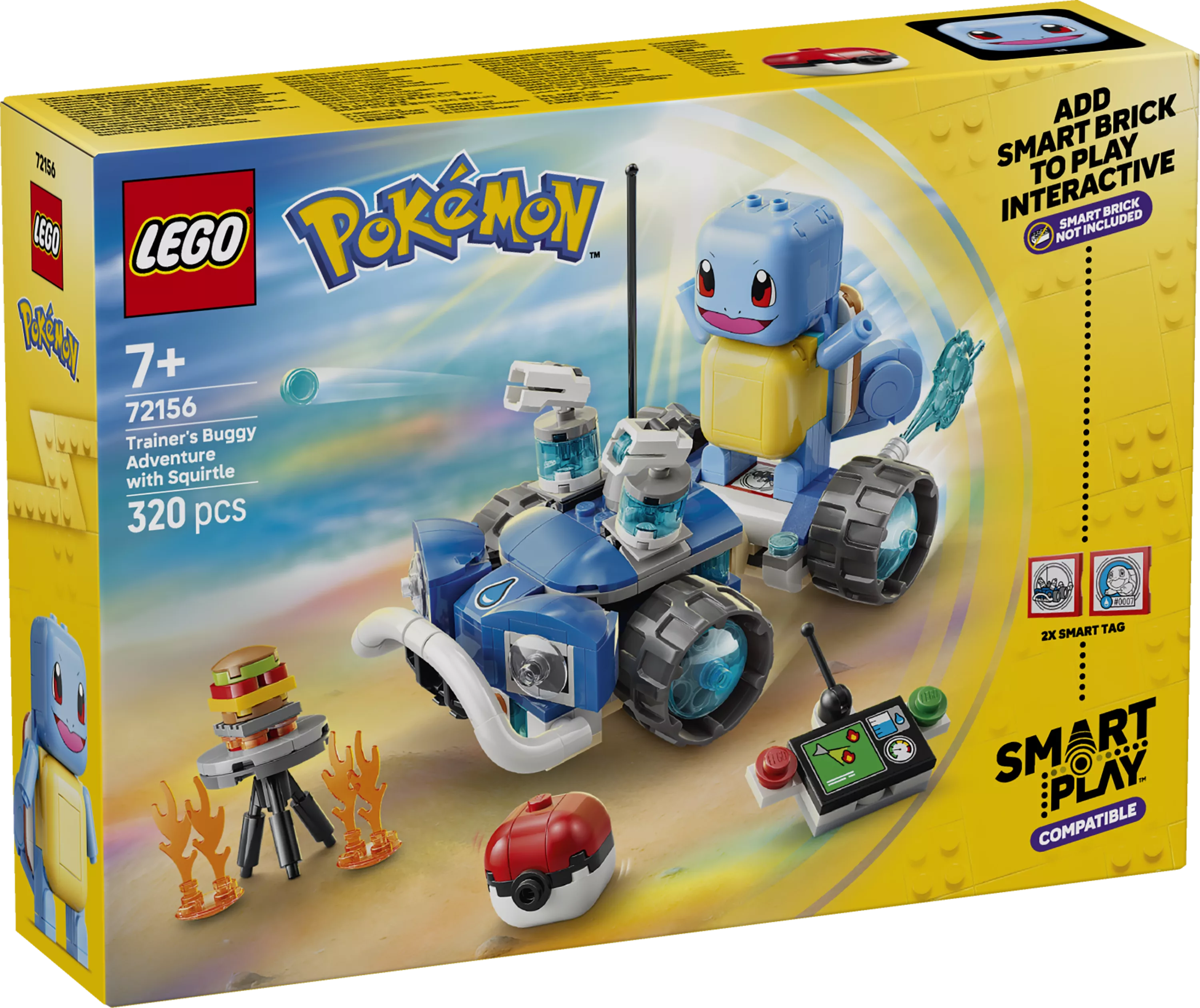 LEGO® Pokemon™ SMART Play Trainer s Buggy Adventure with Squirtle Product Image 1