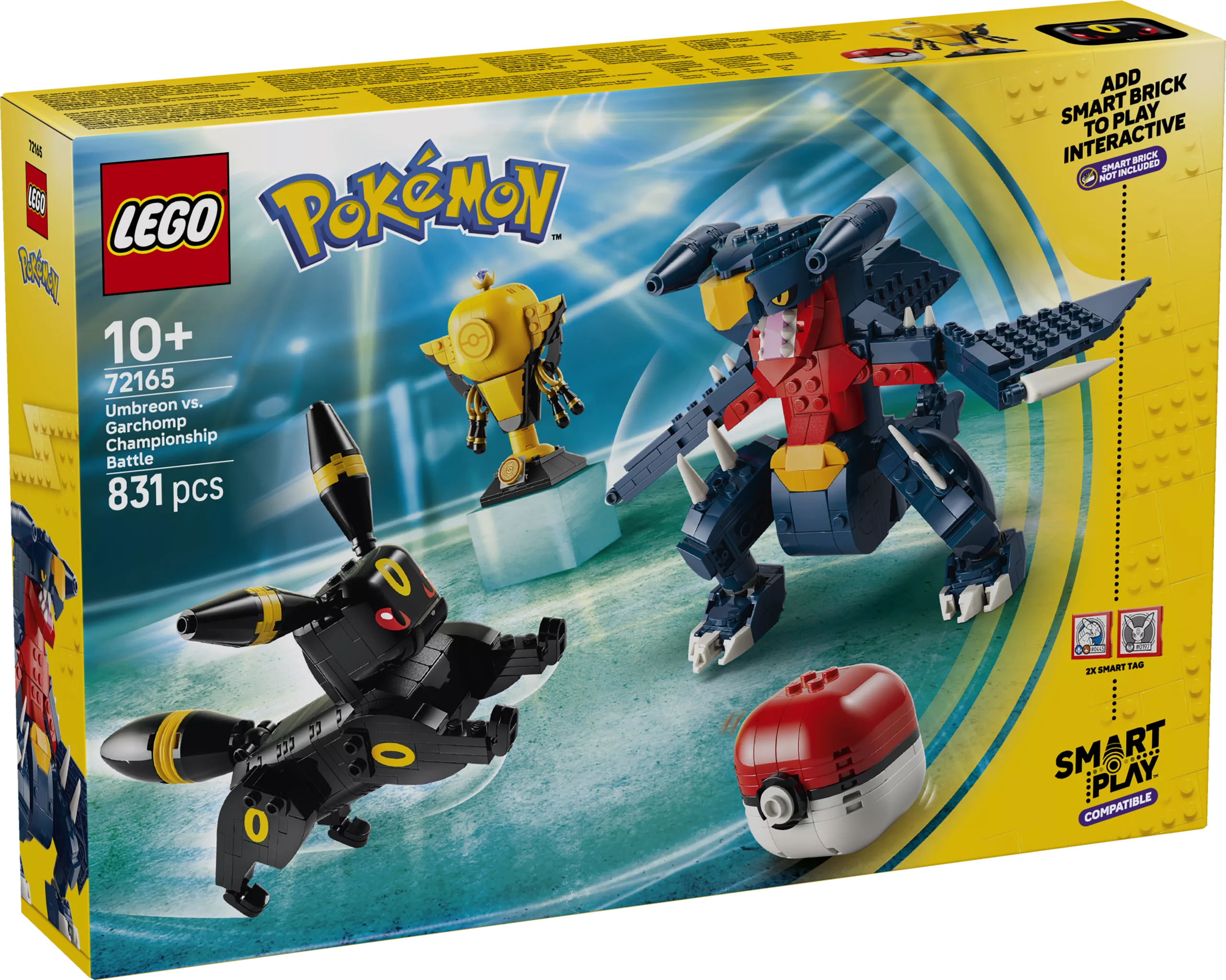 LEGO® Pokémon™ SMART Play™: Umbreon kontra Garchomp – walka o mistrzostwo (72165)