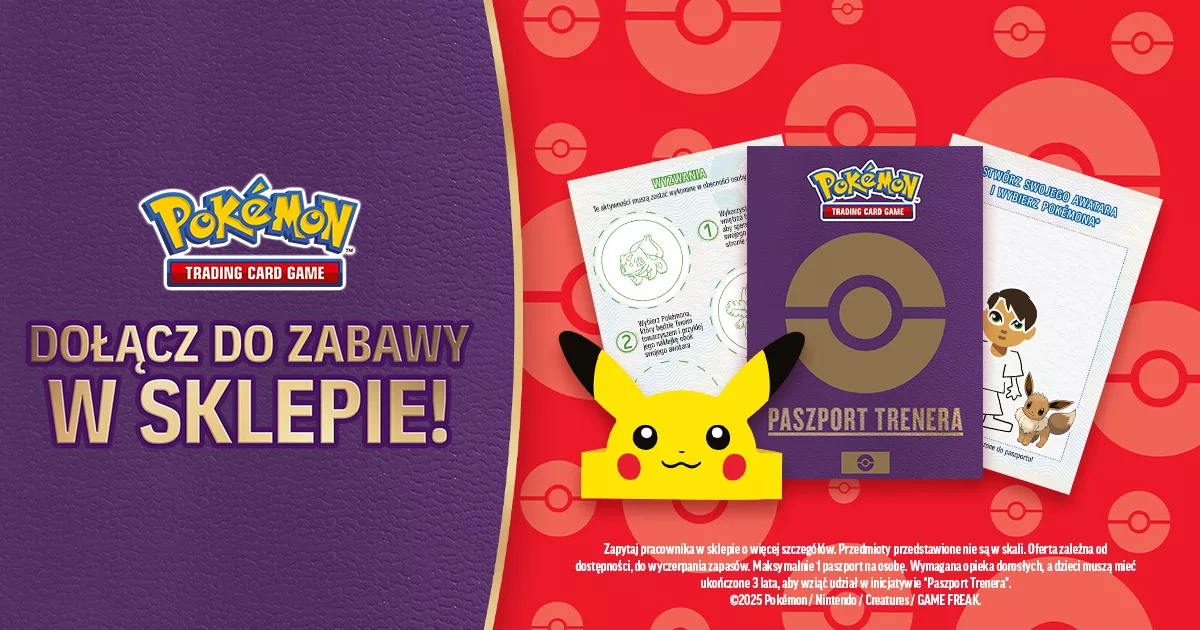 Paszport Trenera Pokémon w polskich sklepach: Nowa kolekcjonerska przygoda dla fanów Pokémon TCG!